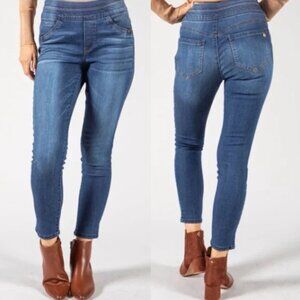 Grace & Lace | Elastic Pull-On Waist Skinny Jeans SZ XL (31-33) NWT